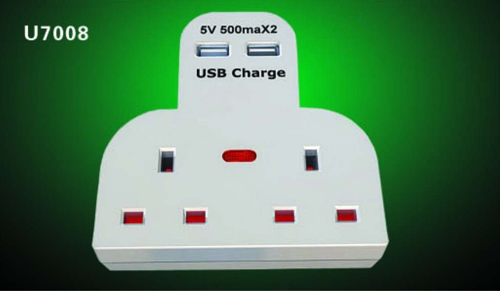 BS Multi socket with USB